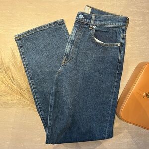 Everlane The Way High Jean Tall Long Denim in vintage indigo size 27